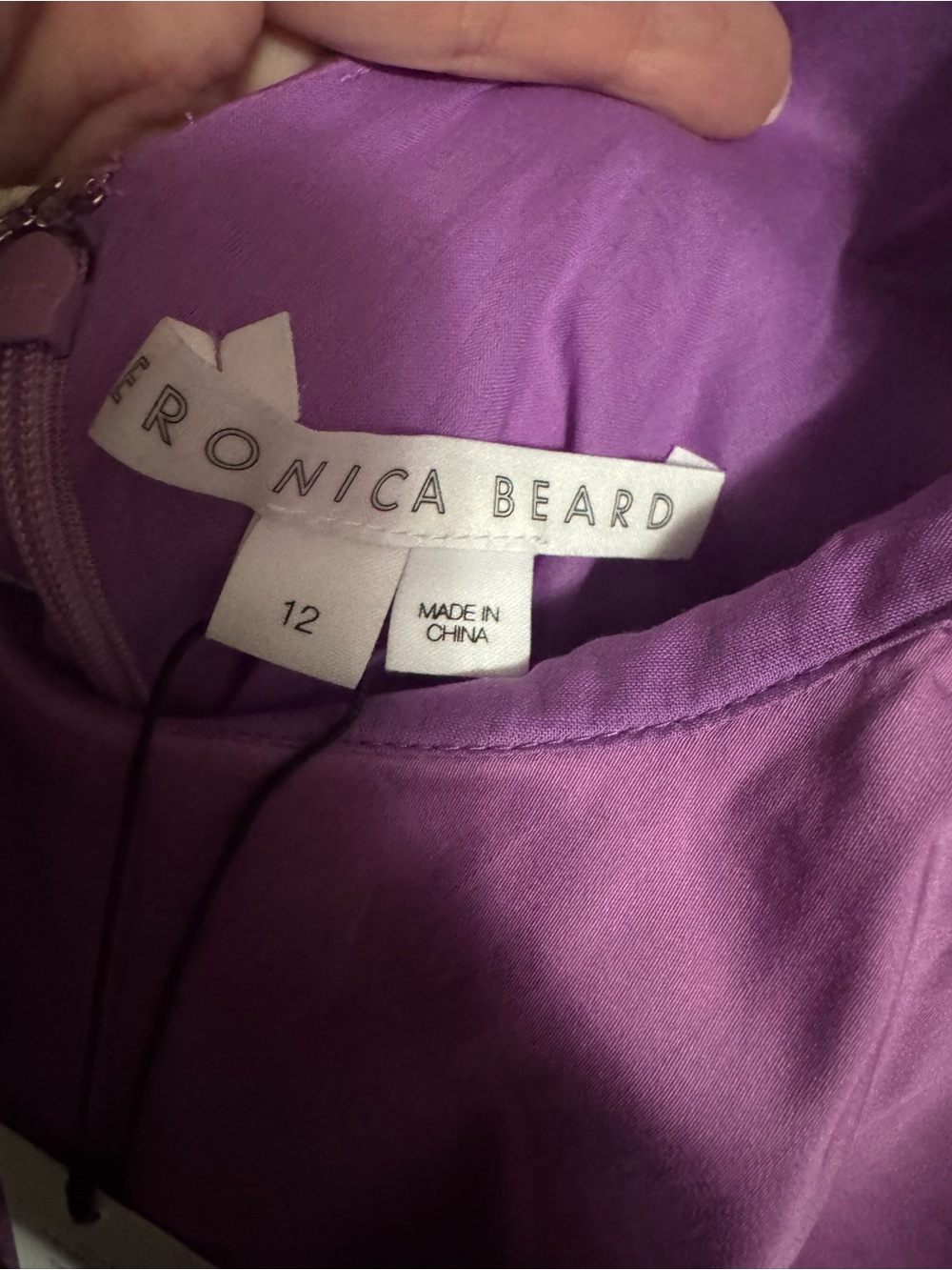 Veronica Beard Beilla One-Shoulder Dress Size 12 - Picture 6 of 6